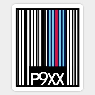 P9xx Barcode Logo Magnet